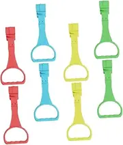 Vaguelly 8pcs Crib Pull Ring Standing Training Tool Hand Pull Ring for Learning to Walk Lightweight Durable Safe for Hands