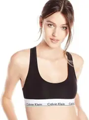 Calvin Klein 253395 Women's Modern Cotton Bralette Bra Underwear Size Medium