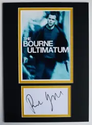 Paul Greengrass Signed Autograph A4 photo display Bourne Identity Film Director