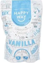 Happy Way Whey Protein Powder Vanilla 1kg