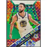 NBA 球員卡 STEPHEN CURRY 2019-20 MOSAIC WILL TO WIN GREEN 亮面