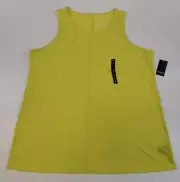 TORRID Women's Yellow Tank Top Size 2 2X 18-20 Round Neck Lemon Tonic NWT