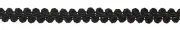 French Gimp Braid Trim, Style# FGS, Color# K9 - Pure Black [10 Yards]