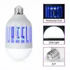 Electric LED Light Bulb Mosquito Killer Insect Fly-Bug Zapper Trap Catcher Lamp