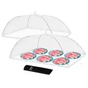 2 Pack Extra Large Collapsible Food Cover Pop Up Food Tents Mesh Food Covers