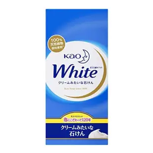 花王KAO WHITE優雅花香香皂 一盒6個裝