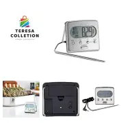 Specialty Stainless Steel Kitchen Gadgets Oven Probe Thermometer with LCD Kit...