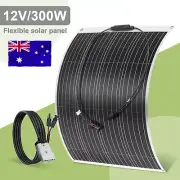 300W Flexible Solar Panel Mono Caravan Camping Home Power Battery Charging 12V