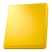 STEALTH 12 Pocket Zip Trading Card Binder - YELLOW