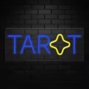 Tarot Sign for Business Displays | LED Flex Neon | 32"W x 13"H x 1"D