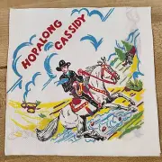 Vintage 1950's Hopalong Cassidy Cowboy Birthday Napkin