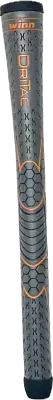 (SET OF 8) WINN DRI-TAC JUNIOR Golf Grip DARK GRAY/ORANGE