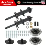 New 40 Inch Rear Axle Kit with 4 Stud Hub Fit For 7 Inch and 8 Inch wheels