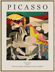 Pablo Picasso Guernica Poster Pablo Picasso Wall Art Abstract Canvas Painting Pablo Picasso Print Home Decor Picture 40x60cm Unframed