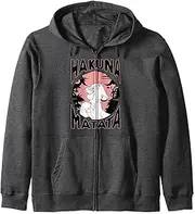 [Disney] The Lion King Hakuna Matata Sunset Simba Zip Hoodie
