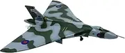 1:144 United Kingdom Avro Vulcan Bomber Model Simulation Aircraft Model Aviation Model Aircraft Kits for Collection and Gift Model
