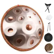 440HZ Handpan Drum 9/10/12 Notes 22 Inch D Minor Meditation Instrument Steel