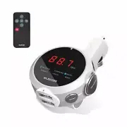 ELECOM FM transmitter high-quality sound deep bass mode with equalizer Bluetooth