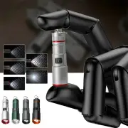 300LM Powerful EDC LED Keychain Flashlight With Battery Rechargeable Mini Torch Portable Work Light with Magnet Back Cli
