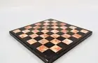 15" Black Marble Bed Side End Table Square Shape Chess Table Kids Study Room Dec