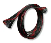 Reptile Wraps Metal Detector Cable Sleeve - RED-BELLY