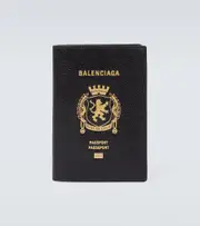 [Balenciaga] Balenciaga Logo passport holder One Size black