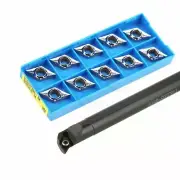 S16Q-SDUCR11 16mm Indexable Boring Bar Turn Tool Holder +10Pcs DCGT11T304-AK bit