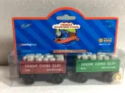 SODOR CHINA CLAY CARS 1999 NEW 99082 Thomas & Friends Wooden Railway