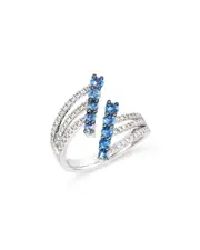 Le Vian Aventurous 14K 1.23 ct. tw. Diamond & Sapphire Half-Eternity Ring