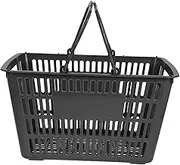 CHILDWEET Shopping Basket Handle Portable Storage Basket for Kitchen Bathroom Toiletries Organizer Vegetable (grey)