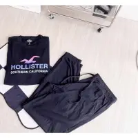 在飛比找蝦皮購物優惠-Hollister 男套組～短袖+長褲～XS女生60公斤內可