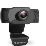 Septekon 1080P HD Webcam with Microphone, Streaming Computer Web Camera for L...