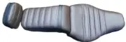 Fit For Royal Enfield Interceptor Custom Cushioned Super Low Seat Fixed Backrest