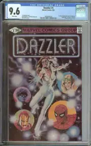 DAZZLER #1 CGC 9.6 WHITE PAGES // BOB LARKIN COVER MARVEL COMICS 1981