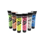 6 x 15ml UV Neon Pearl Glow Screen Printing Inks