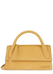 Jacquemus Le Chiquito Long Leather top Handle bag - Yellow One Size