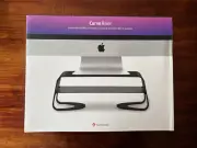 Twelve South Curve Riser Desktop Stand for iMac & Displays Black Built-in shelf