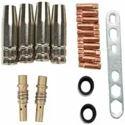 1 set Torch MIG / MAG Welding Contact Tip Holder M6 Gas Welding Nozzle Diffuser