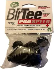 BirTee Golf Tees - PRO Speed Plus with Flexibility & Durability - 8 Pack. Indoor Golf Tees/Golf Simulator Tees/Winter Plastic Golf Tees