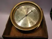C.1906 CROSBY STEAM GAGE & VALVE CO., BOSTON LOCOMOTIVE STEAM GAGE - UNUSED - BO