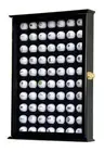 70 Golf Ball Display Case Cabinet Wall Rack Holder 98% UV Door - Lockable