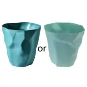Irregular Trash Can Modern Garbage Rubbish Bin Waste Basket Flower Pot