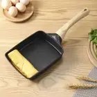 Easily Cleanable Tamagoyaki Pancake Frying Pan with Wooden Handle 7 Inch
