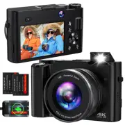 4K Digital Camera for Photography Autofocus 64MP Vlogging Camera for YouTube ...