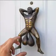 Funny White Elephant Gift - Door Knocker Gag Gift by Doorballs