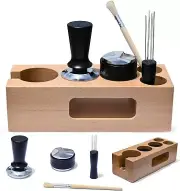 5 In 1 Espresso Tamping Station, 51mm Tamper/Coffee...