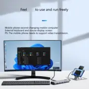USB C 10 in 1 Adapter Hub with Video+VGA 1000M Ethernet 100W 3xUSB3.0 Cards
