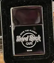 MIAMI - Hard Rock Cafe Zippo Lighter - NIB - C 05 NEW* 2005