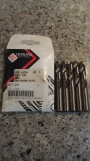 5, Cleveland Twist Drill, C14724, 29/64, Cobalt Drill Bits
