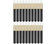 20 Pieces Lash Shampoo Brushes Nose Pore Deep Cleaning Brush Peel Off Blackhead Brush Eyelash Extensions Cleaning Brush Lash Cleanser - Black